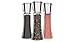 Salt and Pepper Grinder Set of 3 - Tall Salt and Pepper Shakers with Adjustable Coarseness by Ceramic Rotor - Stainless Steel Pepper Mill Shaker and Salt Grinders Mills Set with FREE Cleaning Brush