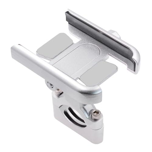 Amosfun Support De Téléphone Portable pour Support De Navigation Équipement De Conduite Argent Type Guidon