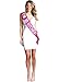 30th Birthday Sash Pink - Silver Mirror & Real Crystal Rhinestones Block I'm 30 Bitches Magenta Premium Grade Satin Satin Sash - Womens Birthday Decorations and Gifts