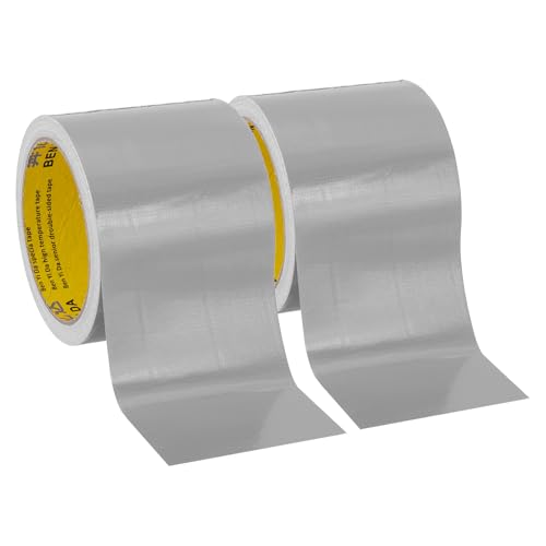 Ruban de reliure PATIKIL en tissu argent | 2 rouleaux de 20 mètres pour réparation