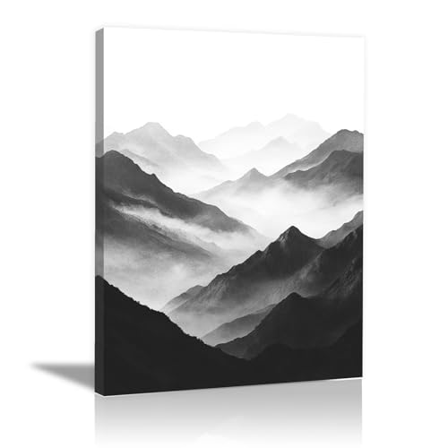 Poster Noir Et Blanc encadre 40x60cm pour habiller un mur vide de chambre