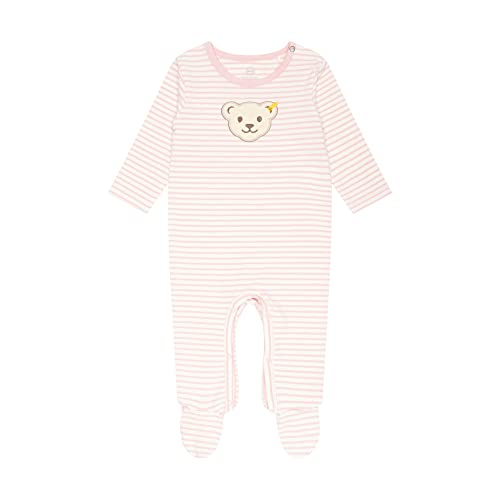 Steiff Unisex Baby Basic Kleinkind-Schlafanzüge, Silver PINK, 62