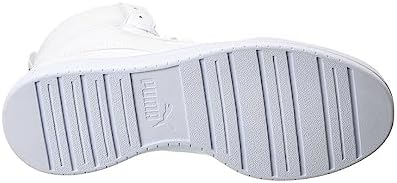 PUMA Women's Caven Mid Sneaker White/Gold/Gray Violet 7.5 | Image 3