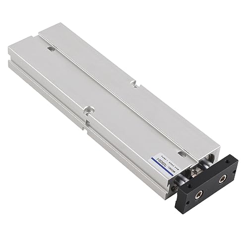 flexman 20mm Bore 150mm Stroke PT1/8 Pneumatic Air Cylinder, 0.1~1.0MPa Aluminum Alloy Magnet Type Double Rod Double Shaft Air Cylinder
