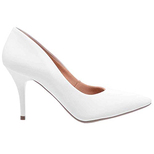 Scarpin Casual Feminino Ellas Online Branco