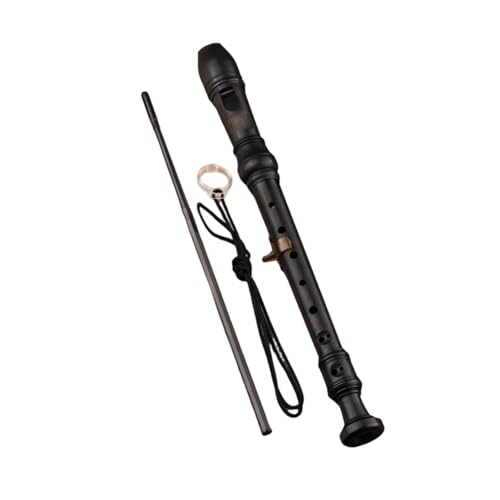 Flûte à bec soprano 8 trous en bois noir de style anglais