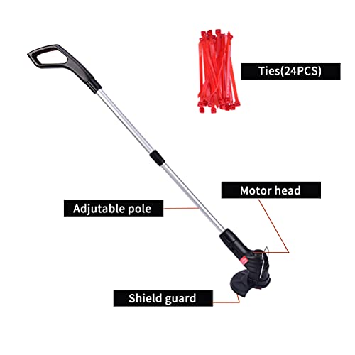 Kekafu Cordless String Trimmer Weed Wacker Electric Thread Trimmer: 12V Power Grass Trimmer Lawn Edger,Electric Lawn Trimmer For Cutting Blade, Adjustable Height Weed Eater Tool For Garden And Yard #TOP2