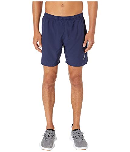 ASICS Silver 7in Run Short, Peacoat, x Large