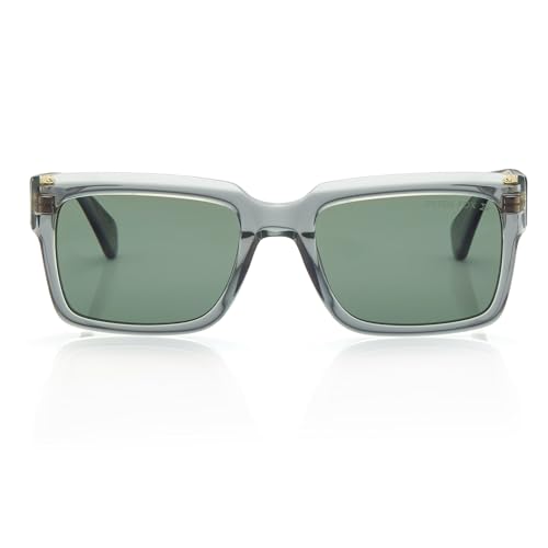 Image of ARIAS Kokoro Rectangular Sunglasses for Men | Acetate Material Frame with Anti-Reflective Coating & UV Protected Glasses | Polarized Glasses for Men | Sunglasses for Woman