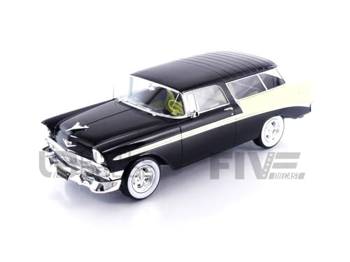 Modelo coleccionable Chevrolet Bel Air Nomad 1956 1/18 miniatura 2