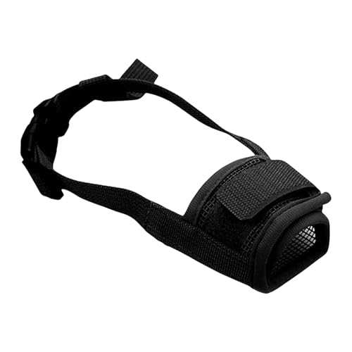 Bozal para perro, cubierta bucal transpirable, comodidad mejorada, bozal de entrenamiento ajustable para perros, protector bucal para transportar mascotas sin complicaciones para ladridos y mordeduras