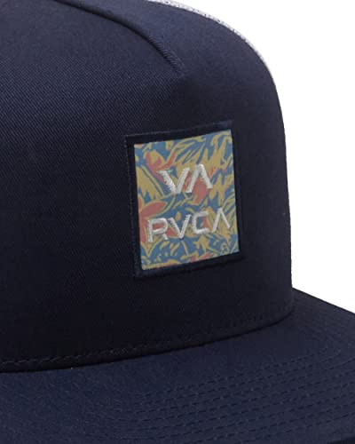 Image of RVCA Men's Trucker Hat, Adjustable Snapback Cap for Streetwear & Skating, Lightweight Breathable All-Day Comfort