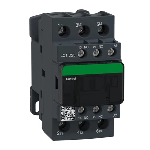 Noir LC1D25R7 Contacteur Triphasé 25A Bobine 440V AC 3P