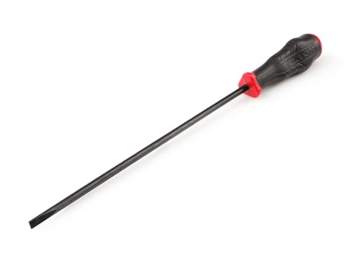 Long 3/16 Inch Slotted High-Torque Black Oxide Blade Screwdriver |  | Made in USA - TEKTON DHE14188