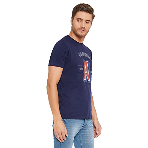 Image of Marvel Avengers by Wear Your Mind Men Round Neck Short Sleeves Knitted T-Shirt