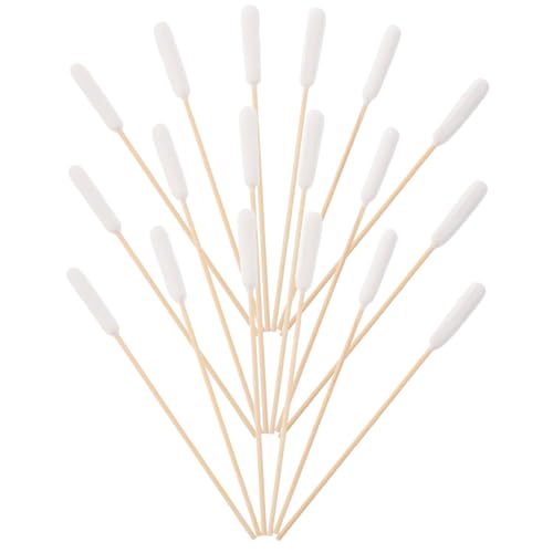 HOODANCOS 100個入ペット用綿棒 大型コッヘッド 木製ハンドル採用 犬猫対応耳