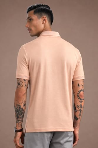 Image of ENDEAVOUR WEAR Men Men Short Sleeve Solid Cotton Rich Polo T Shirt | Collar Tshirts | Half Sleeves | Plain-Regular Fit