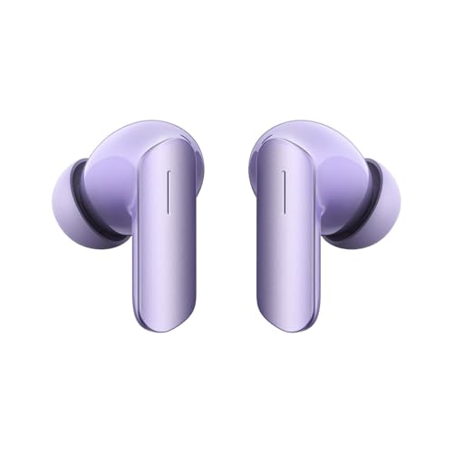 Image of Original Wireless Earbuds with 12.4mm Bass Drivers, 52H Playtime, 360 Immersive Sound, & IP55 Build for realme Air 7 Buds [Lavender Purple]
