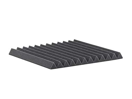 Monoprice Studio Wedges Paneles de Espuma Acústica (Paquete de 12) 12in x 12in x 1in, Retardante de Fuego, Fácil de Instalar - Serie Stage Right miniatura 4