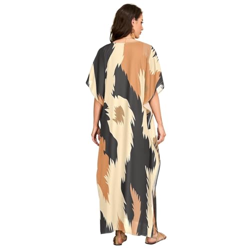 Caftan léger contre la chaleur vêtement de plage grande taille