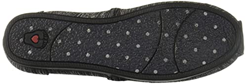 Bobs From Skechers Women's Plush-33910 Flat, Black Heather, 7 M Us #TOP3
