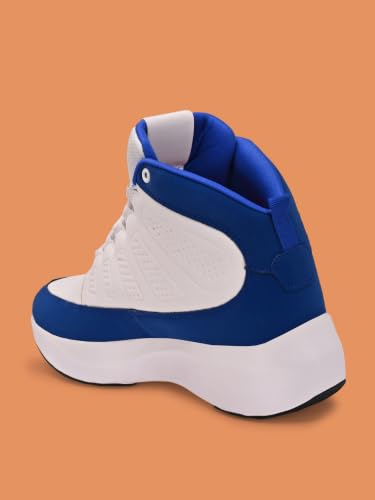 Image of OFF LIMITS Griffith Basketball Boots for Men | High-Top Lace-Up Shoes with Memory Foam Comfort & Durable Sole for Basketball Games, Practice Sessions, Campus Wear & Streetwear