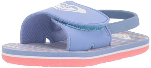 Image of Roxy Girl's TW Finn Sling Back Flip Flop Sandal Sandal, NAVY DREAM, 7 M M US Toddler