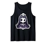 Chibi Anime Gothic Goth Skeleton Girl Doll Tees