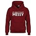 Kids Hoodie Its About to Get Messi Youth M - (8-10) Red Hoodie