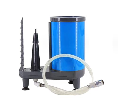 McbeAn Glass Rinser, Glass Cup Washer, Glass Blender Cleaning Rinser with Hoses, High Density Brushes, Anti-Slip Mats, Easy and Fast Washing, for Kitchen Sink Cup Washer, Faucet Cup Cleaner