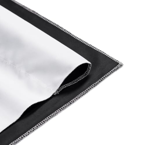 Walimex pro 20312 2-in-1 Stoffhintergrund 2,85x6 m schwarz/weiß