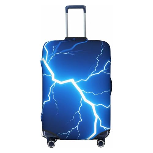 Rainy Blue Lines Luggage Covers For Suitcase Travel Suitcase Cover Protector Anti Scratch Covers For 18-21 Inch Luggages S