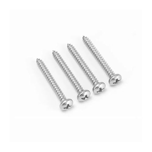 Tornillos autorroscantes Boltrox 50 piezas M2.2 acero inoxidable miniatura 3