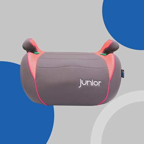 PETEX 'Max' Kindersitzerhöhung Sitzerhöhung nach i-Size Norm R129, Kindersitz/Autositz für Kinder, pink, 1 Stück