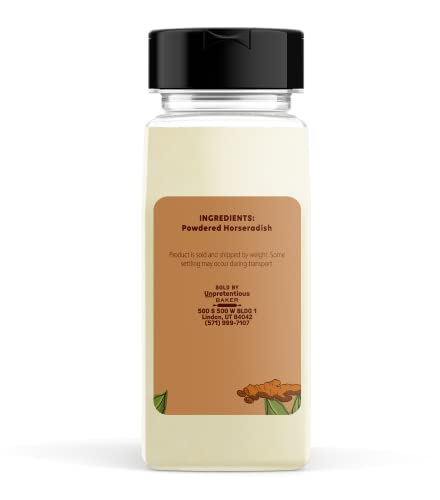 Unpretentious Horseradish Powder, 2 Cups, Spicy Root Powder, Sharp & Strong Flavor, Non Gmo #TOP1