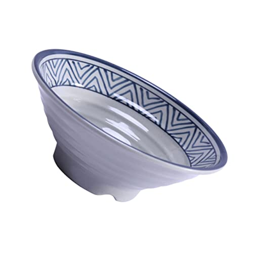 COLLBATH Home Soup Bowl Large Ramen Bowl Metamine Tableware Non-fragile Scratch-resistant Easy to Clean for Noodles Soups