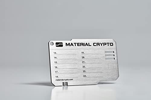 Material, Crypto Wallet, Stainless Steel Bitcoin Wallet, Secure Crypto Wallet, Hack-resistant - Image 3