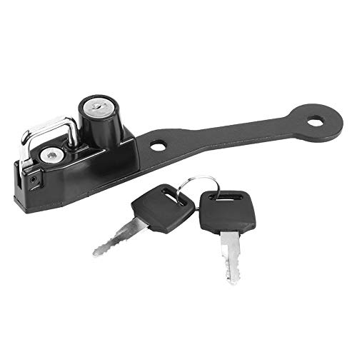 Aluminium Alloy Motorcycle Helmet Lock, Motorcycle Mount Hook Keys Locking Kit for MT-07 FZ-07 2014-2017/FJ-07 2014-2016