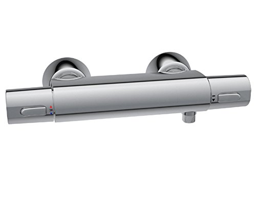 Preisvergleich Produktbild Aufputz-Brause-Thermostat-Brausebatterie derby style verchromt VIGOUR