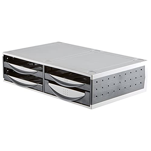 Fellowes 24004 Support avec multi-rangements pour imprimante Gris