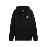 PUMA Mens Essentials No. 1 Logo Hoodie Athletic Outerwear Casual - Black - Size L