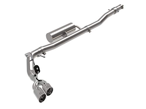 aFe Power 49-33119-P Rebel Series 3" Cat-Back Exhaust System for 19-20 Ford Ranger, 304 Stainless Steel, Polished Tips