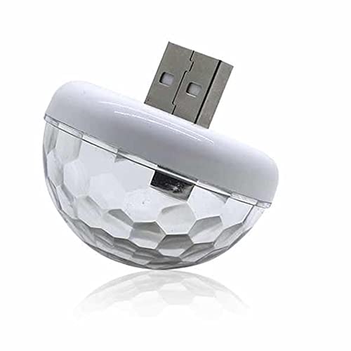ihreesy Car Interior Ambient Light,5V Universal LED USB Atmosphere Night Lamp Car Ambient Lamp Mini Car Interior Accessories for Home Office Party