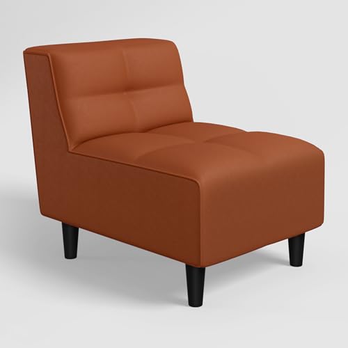 Image of Interio by Godrej Suez 1-Seater Synthethic Leather Sofa