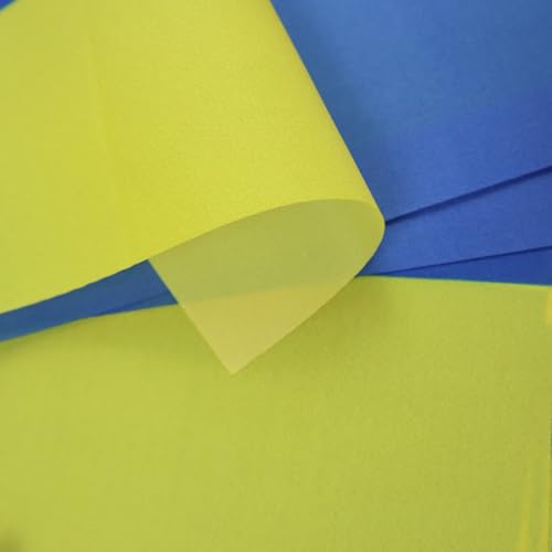 Image of AZ FLAG Ukraine 6 meters BUNTING Flag 20 flags 9'' x 6'' - Ukrainian STRING flags 15 x 21 cm