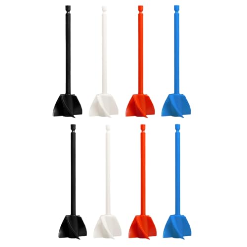 8pcs Paint Stirrer Paint Mixer for Drill Resin Mixer Mixer Attachment Mixing Tool for Mixing Epoxy Resin Pigment Glaze Easy to Clean Reusable and Home Improvements