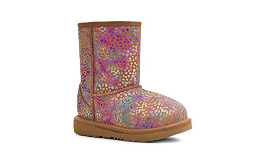 Ugg Girls K Classic Ii Spots Fashion Boot, Chestnut Sparkle Suede, 6 Big Kid #TOP4