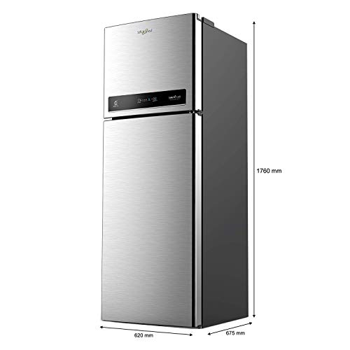 Image of Whirlpool 360 L 4 Star ( 2019 ) Inverter Frost-Free Double-Door Refrigerator (INTELLIFRESH INV CNV 375 ELT 4S, Alpha Steel, Convertible)