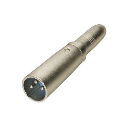 Lindy XLR Jack -> 6.3mm Mono Socket Adapter XLR 6.3mm Argento cavo di interfaccia e adattatore