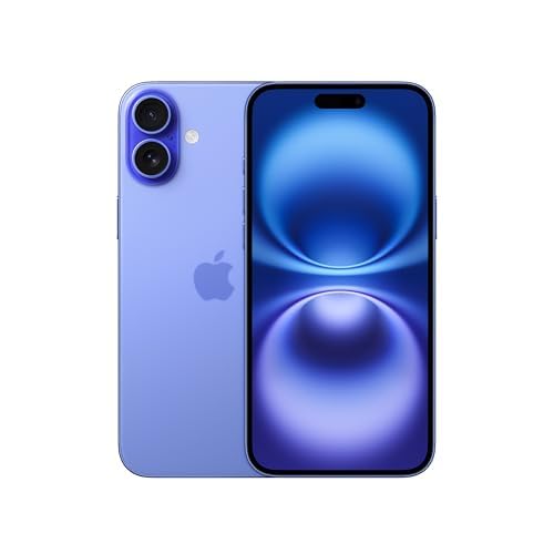 Apple iPhone 16, US Version, 256GB, Ultramarine - Unlocked (Renewed Premium)